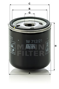яяяФильтр масляный Крайслер MANN-FILTER W 712/21