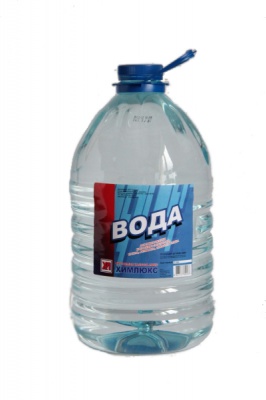 Вода дистилированная 5 л.
