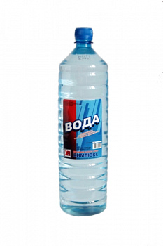 Вода дистилированная 1,5 л.