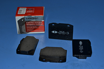 Колодка торм 2101-07 пер SPORT АВТОВАЗ (к-т)