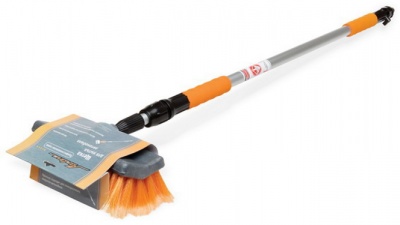 Швабра для мойки 200 см/25 см телескоп AIRLINE  с насадкой для шланга 