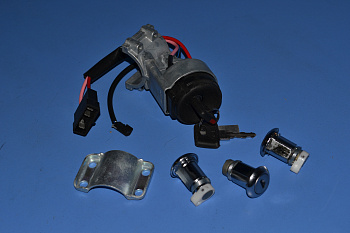 Замок зажигания УАЗ Патриот под ЧИП к-т с замками дверей (3 контакта)