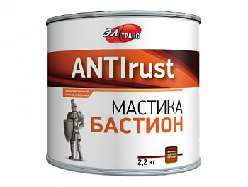 Мастика полимерно-битумная Бастион морозостойкая "ЭлТранс" (2,2кг) банка