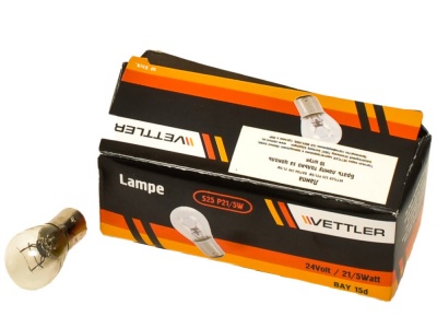 Лампа 24В 2-х конт (P 21/5w)