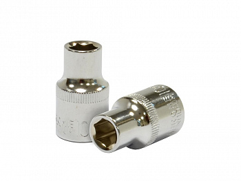 Головка торцевая 10 мм стандарт  6 граней 1/2"