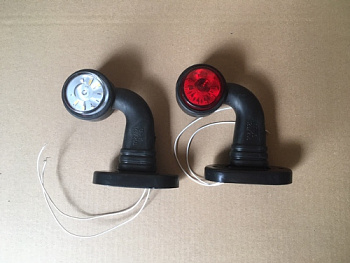 Фонарь габ резин 3309 светод бегущ огонь Г-образн (красно- бел)