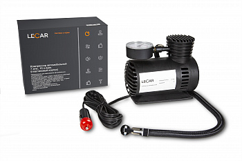 Компрессор для шин ЛЕКАР 7атм, 10л/мин (пласт. корпус)