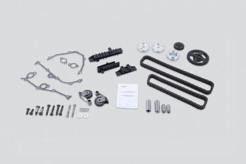 Набор натяжного устройства 409051 (полный  для а/м УАЗ Профи) двуряд, втулочная цепь, гидронатINA