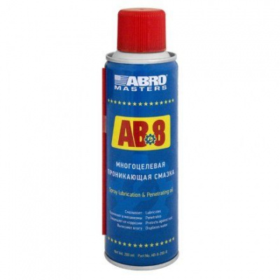 Смазка проникающ аналог wd-40 "ABRO" (200 мл) аэроз  универсальная