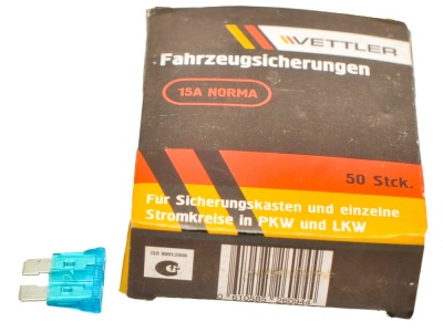 Предохранитель VETTLER плоский 15А !!!