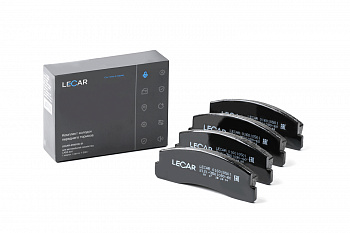 Колодка торм 2121-21214,2123 пер (к-т) (LECAR) фирм.упак LECAR