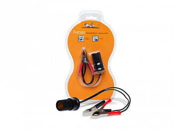 Разветвитель 1 гнездо с крокодилами AIRLINE (ASP-1-01)