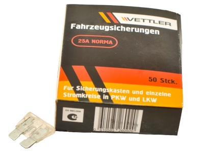 Предохранитель VETTLER плоский 25А !!!