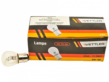 Лампа 12В 2-х конт ассорт (P 21/5w)