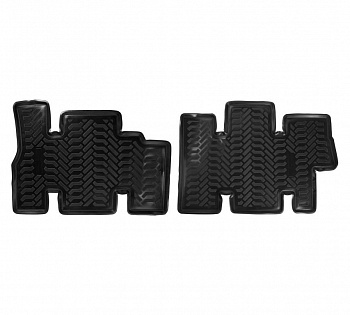 Коврики 3302 Некст Фермер (с кузовом)/ Цельнометаллич 2-й ряд полиуретан (2шт)