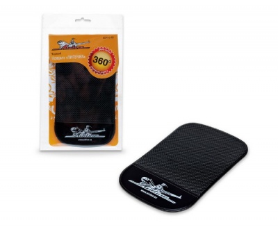 Коврик на панель приборов противоскользящий AIRLINE (ASM B 01) черный