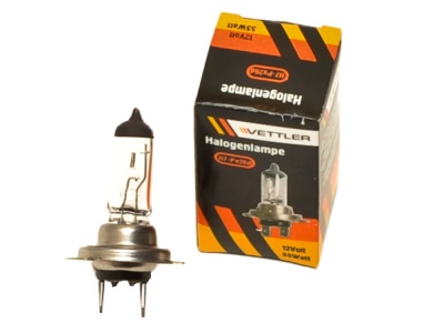 Лампа гал Н7 55 W ВЕТТЛЕР  QUARZ 12V 55W **