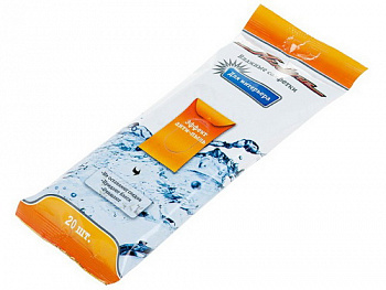 Салфетки для салона влажные AIRLINE (20шт)  (AN-S-01)