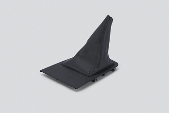 Накладка облиц туннеля УАЗ Патриот рычага КПП (пыльник с рамкой) после 2016 г  