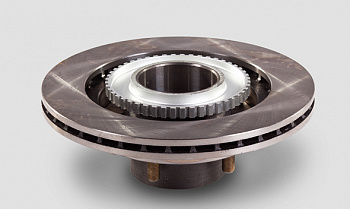 Ступица колеса УАЗ Патриот передн АБС с торм диском _