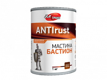 Мастика полимерно-битумная Бастион морозостойкая (1 кг) банка