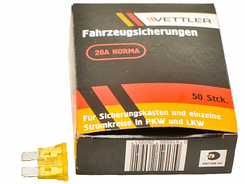 Предохранитель VETTLER плоский 20А !!!