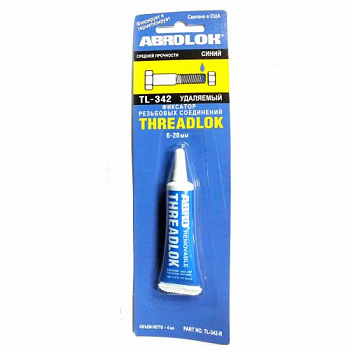 Герметик резьбовых соединений АБРО Разъемный малый (6мл) синий *