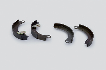 Колодка торм УАЗ Патриот РК Dymos задн после 2017 (к-т) КЛЕЕНЫЕ (ОАО "УАЗ")